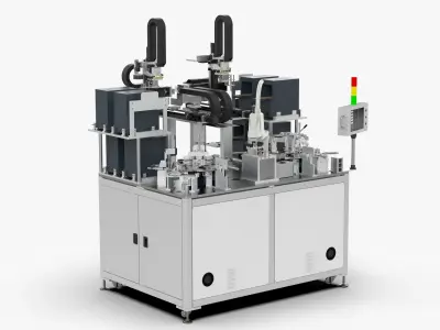 Automatic Mobile Phone Motherboard Testing Machine 3D model