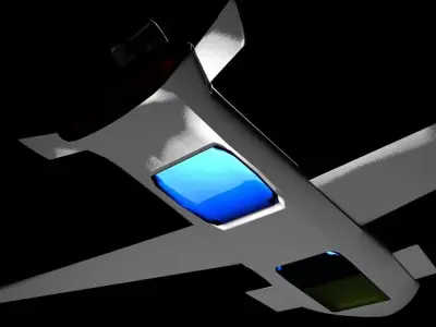 The Nightcrawler Low Poly unmanned aerial vehicle - unmanned ... Low-poly 3D model