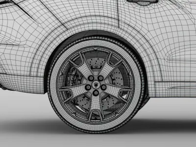 Maserati Levante S Q4 GranLusso 2019 wheel 3D model