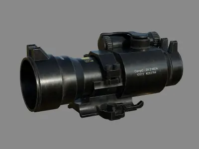 Weapon - Scope - 05 - Aimpoint2X Low-poly 3D model