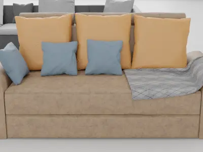 Furniture Set Of 14 3D model