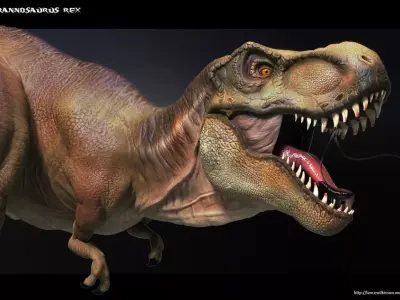 High Poly T-Rex Ztool 3D model