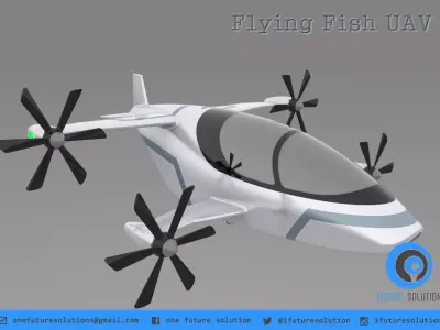 Flying Fish Free 3D model