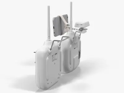 DJI Phantom Remote Control Accessories iPhone 6 3D Model Collection