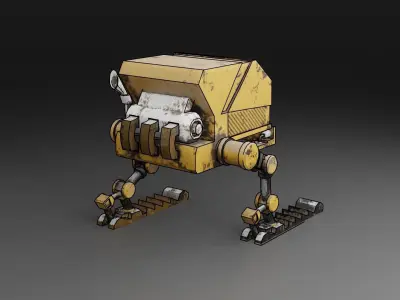 Robot at - walker 3D model