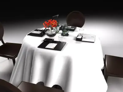 Luxury Wedding setup Free 3D model