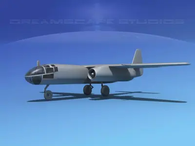 Arado AR 234B Blitz VBM 3D model
