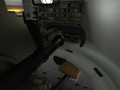 T-34 76 Interior Engine Bay Full Camo 3D model