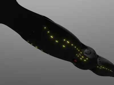 45-1SeaQuest-DSV futuristic spaceship 3D model