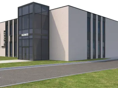 Commercial-036 Office Building 3D model