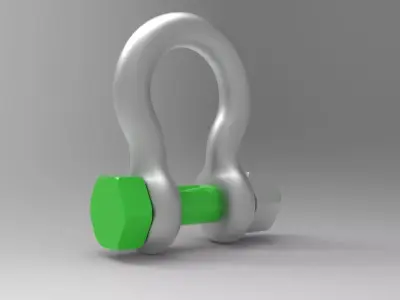 NURBS ANCHOR SHACKLE 3D model