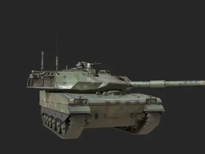 4 coatings of PLA Army ZTQ15 ZTQ-15 Light Tank Low-poly 3D model