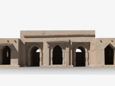 Arab x38 Low-poly 3D model