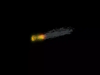 Comet 3D explosion - explosion 3D model