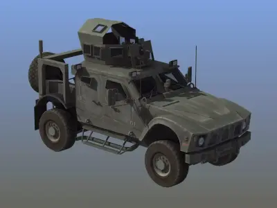 M-ATV M1240A1 MRAP 3D model