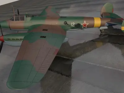 Petlyakov Pe-2B 3D model