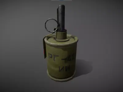 RG-42 Grenade Low-poly 3D model