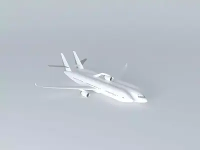 DoubleF airplane Free 3D model
