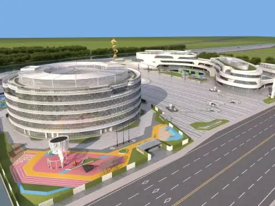 Commercial Complex 2 3D model