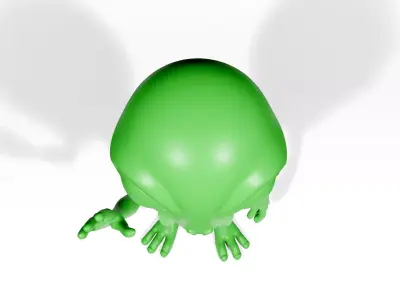 Friendly Alien 2 3D print model