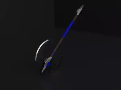 Axe 3d model sword with handle Free 3D model