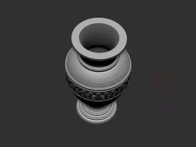 Ceramic Vase - High-Quality 3D Model for Rendering Games Low-poly 3D model