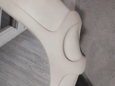 Retro Cheval Glass Free 3D model