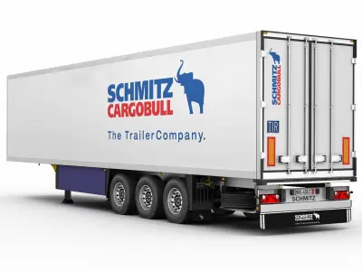 Semi Trailer Schmitz 3D model