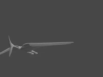 PTERODACTYL DINOSAUR  Low-poly 3D model