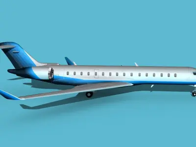 Bombardier Global 7000 V14 3D model