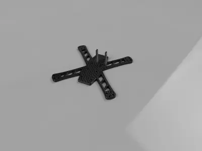 Racing FPV Drone Frame 3D Printing 3D print model