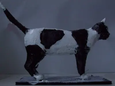 Cat statue Free 3D model