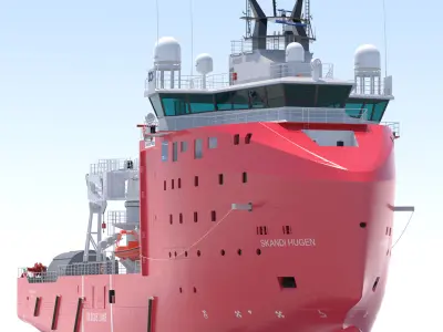 Multi Role Vessel Skandi Hugen 3D model