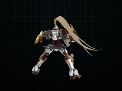 Gundam III 3d printed 3D print model