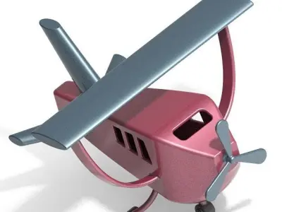 Stylish Aircraft Toy 3D print model