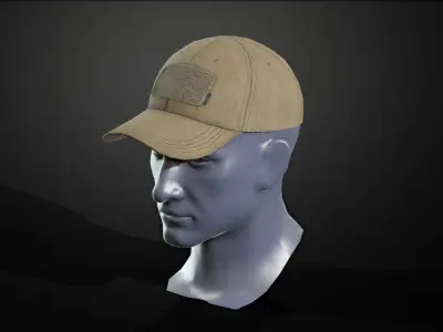 Cap 01 Low-poly 3D model