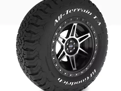 BFGoodrich All-Terrain TA KO2 Tire 3D model