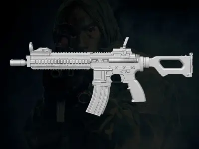 Commando Kit 3D printable file for Action Figures 3D print model