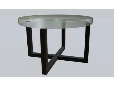 Dining Table 3D model 29