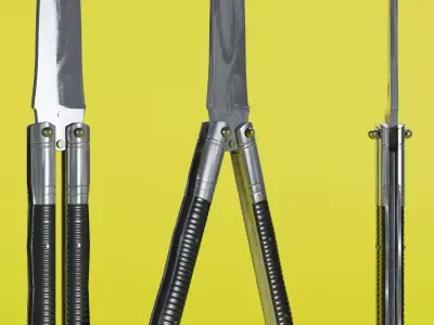 Butterfly Knife 3D model