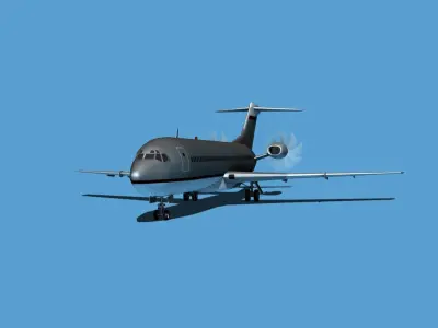 Boeing 7X7-2 Jet Fan V210 3D model