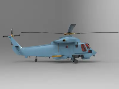 Kaman SH-2 Seasprite 3D model