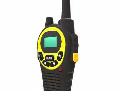Walkie-Talkie Low-Poly Low-poly 3D model