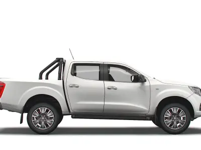 Nissan Navara Tekna DoubleCab UK-spec 2020 3D model