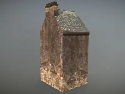 Forgotten House 5 Low-poly 3D model