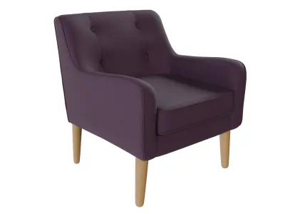Stylish Skandinavian Chair - Free 3D Model Free 3D model
