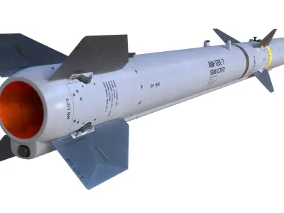 AIM-120C  3D model
