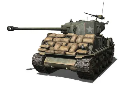 M4A3 Sherman - Collection 3D model