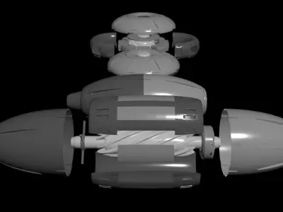 Venturi Vortex Generator - Linear and Radial Design - Concept 3D model