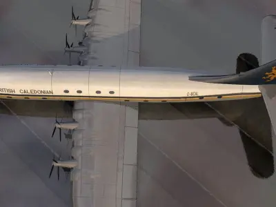 Bristol Type 167 Brabazon 3D model